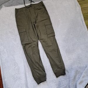 H&M Olive Cargo Jogger Pants